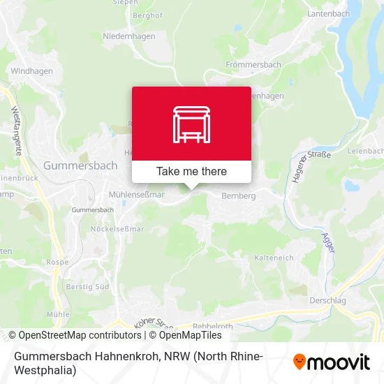 Gummersbach Hahnenkroh map