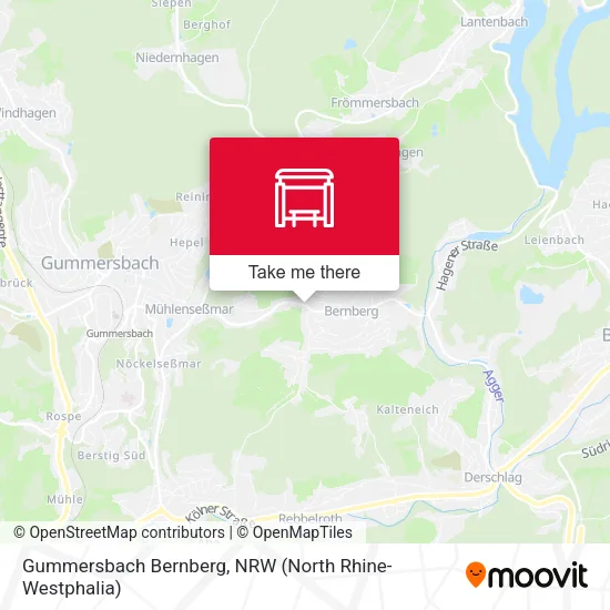 Карта Gummersbach Bernberg