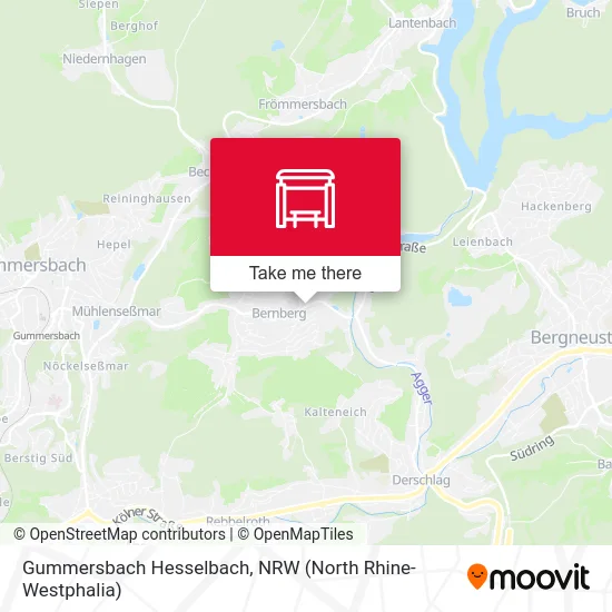 Gummersbach Hesselbach map