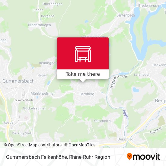 Gummersbach Falkenhöhe map
