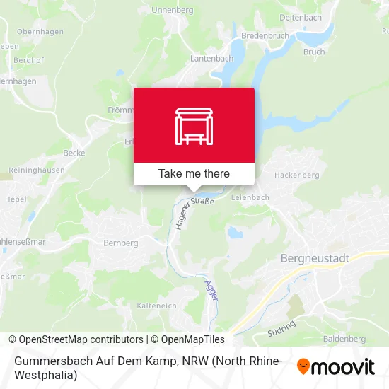 Карта Gummersbach Auf Dem Kamp