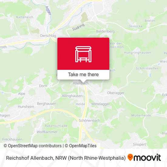 Карта Reichshof Allenbach
