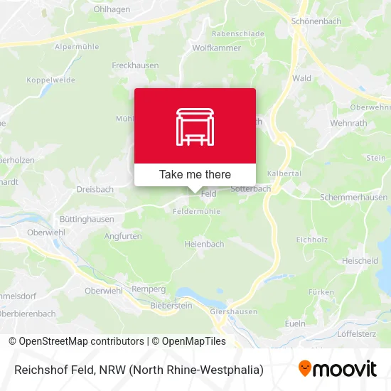 Карта Reichshof Feld