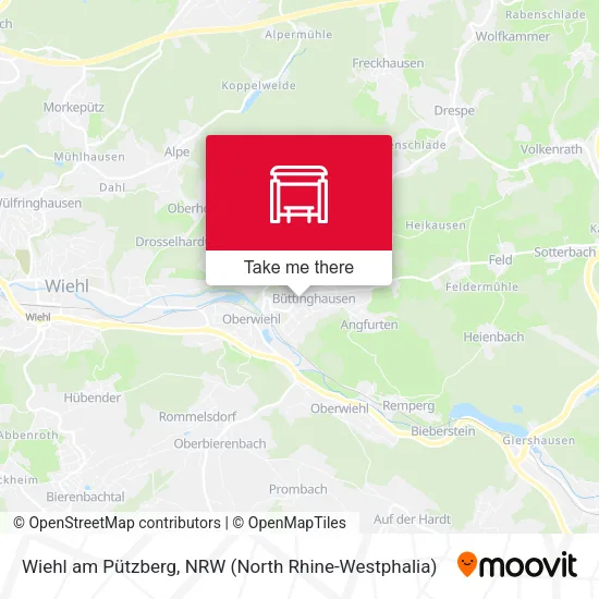 Карта Wiehl am Pützberg