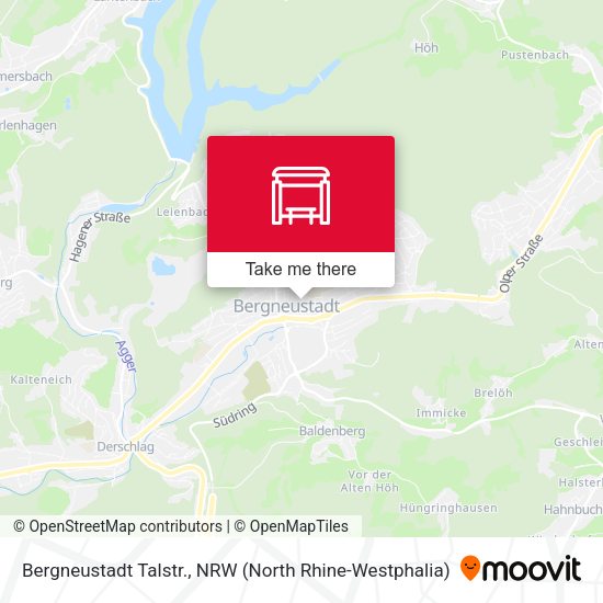 Карта Bergneustadt Talstr.