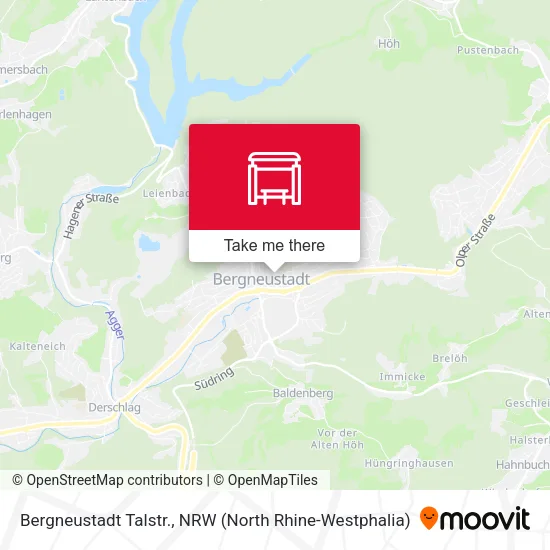 Карта Bergneustadt Talstr.