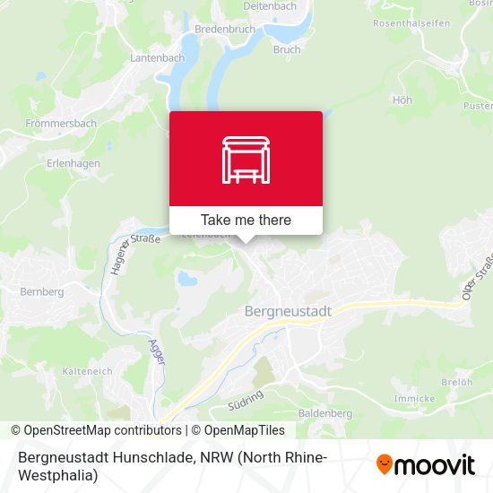 Карта Bergneustadt Hunschlade