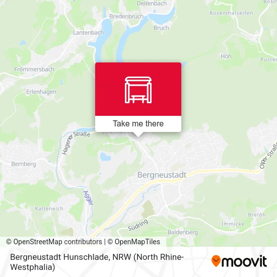 Карта Bergneustadt Hunschlade