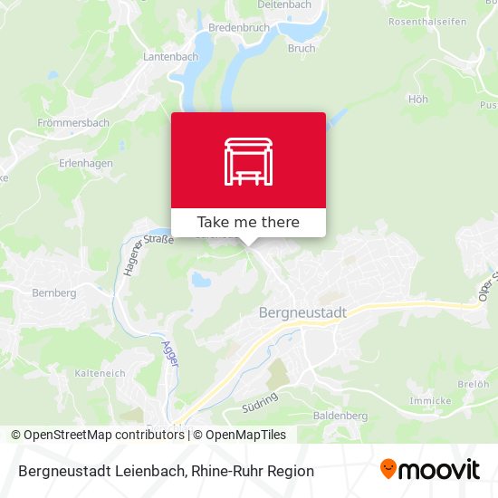 Bergneustadt Leienbach map