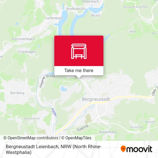 Карта Bergneustadt Leienbach