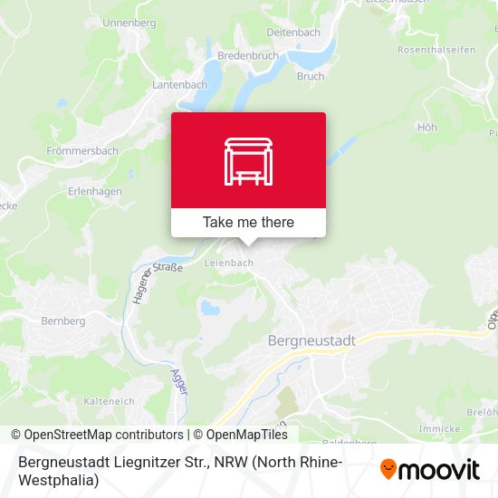 Карта Bergneustadt Liegnitzer Str.