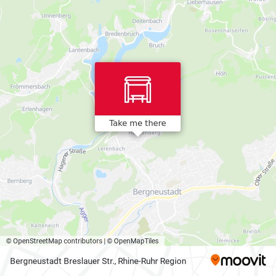 Bergneustadt Breslauer Str. map