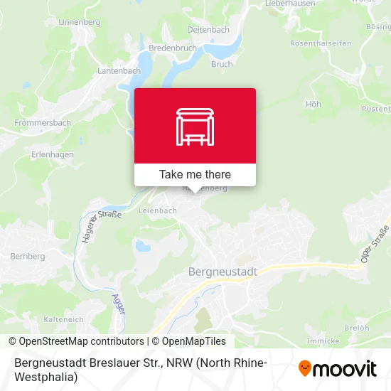 Карта Bergneustadt Breslauer Str.