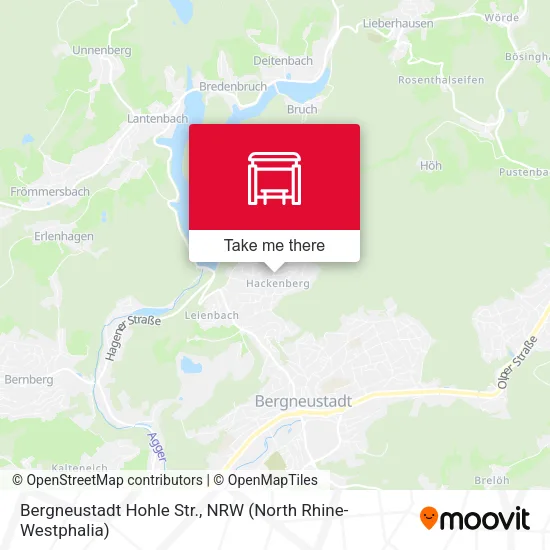 Карта Bergneustadt Hohle Str.