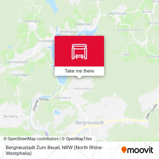 Карта Bergneustadt Zum Beuel