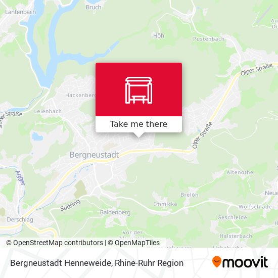 Bergneustadt Henneweide map
