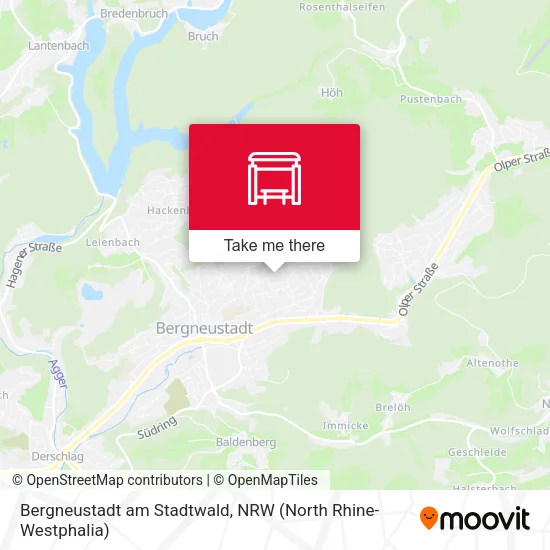 Карта Bergneustadt am Stadtwald