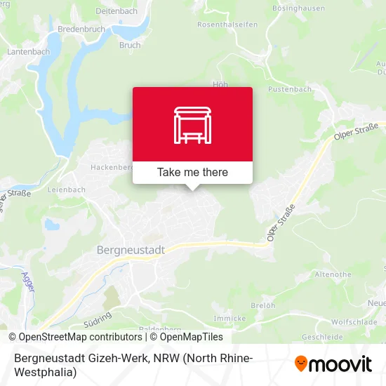 Карта Bergneustadt Gizeh-Werk