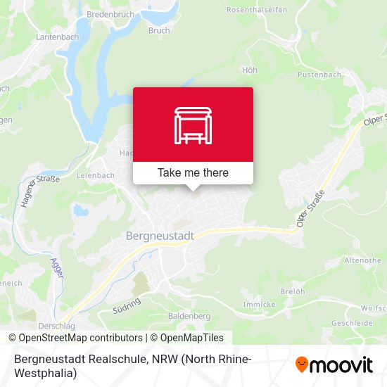 Карта Bergneustadt Realschule