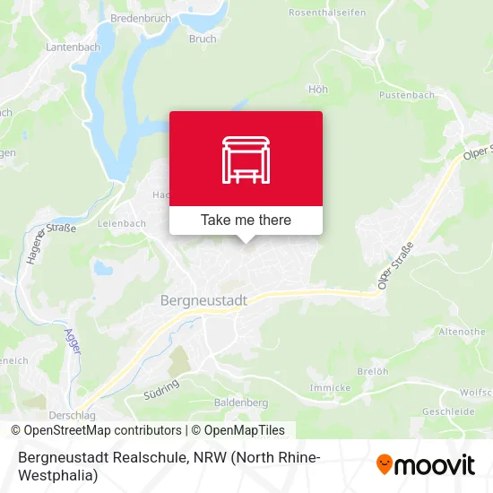 Карта Bergneustadt Realschule