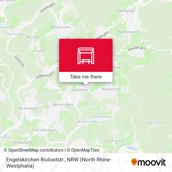 Карта Engelskirchen Biobadstr.