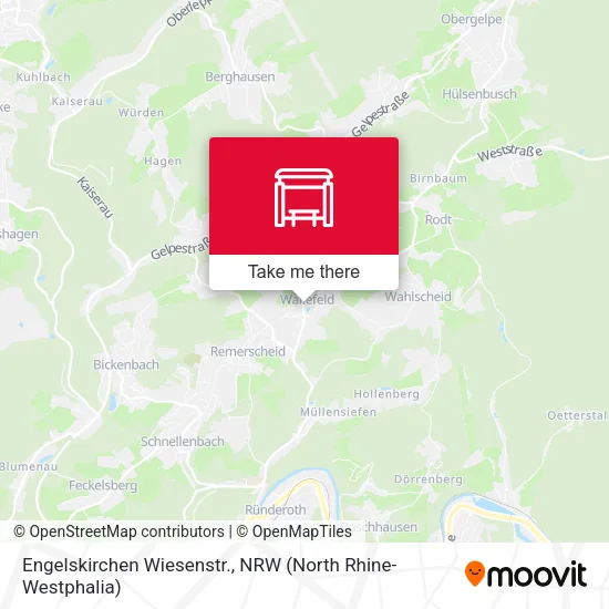 Карта Engelskirchen Wiesenstr.