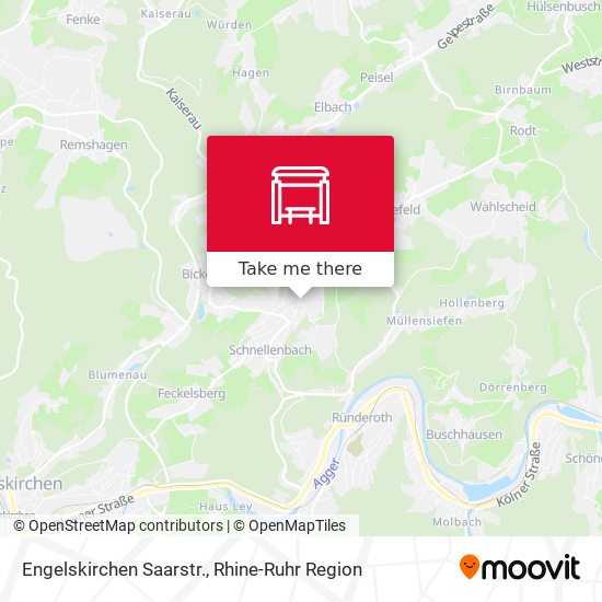 Engelskirchen Saarstr. map