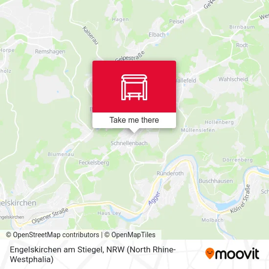 Карта Engelskirchen am Stiegel