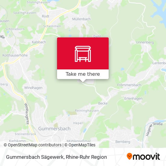 Gummersbach Sägewerk map