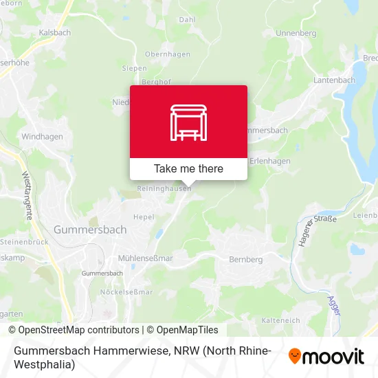 Gummersbach Hammerwiese map