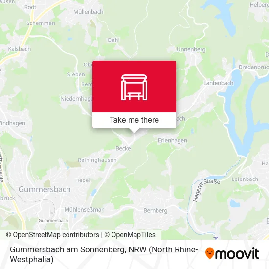 Карта Gummersbach am Sonnenberg