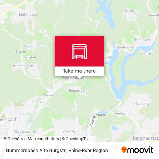 Gummersbach Alte Burgstr. map