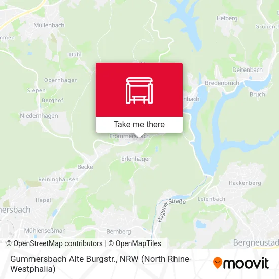 Карта Gummersbach Alte Burgstr.