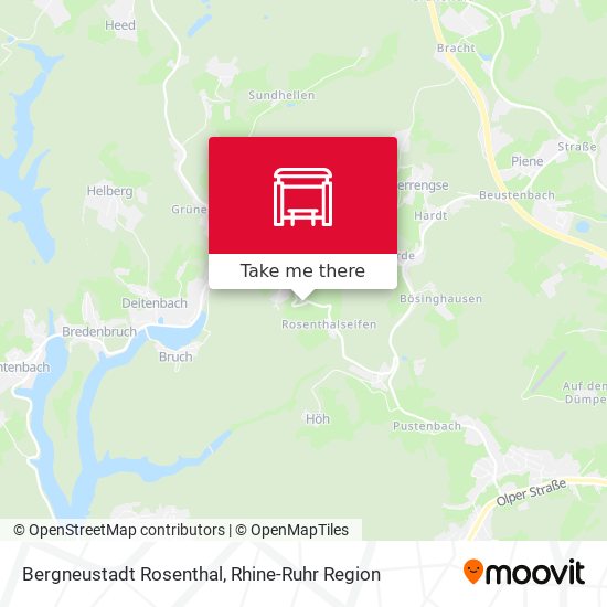 Bergneustadt Rosenthal map