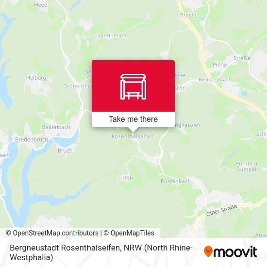 Карта Bergneustadt Rosenthalseifen