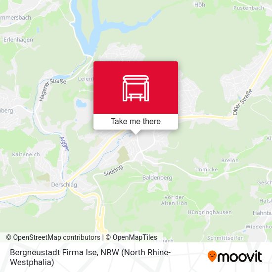 Карта Bergneustadt Firma Ise