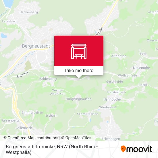 Карта Bergneustadt Immicke