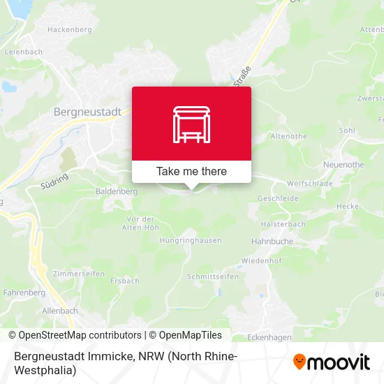 Карта Bergneustadt Immicke