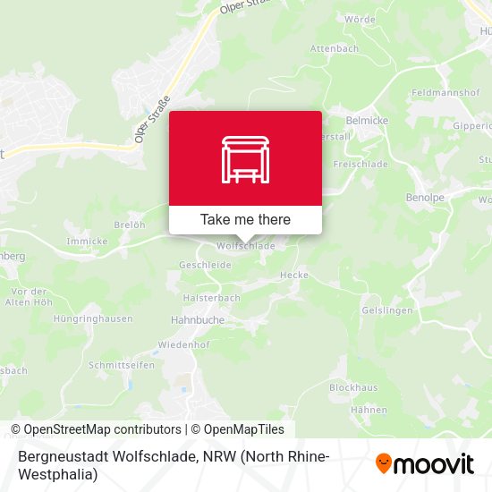 Карта Bergneustadt Wolfschlade