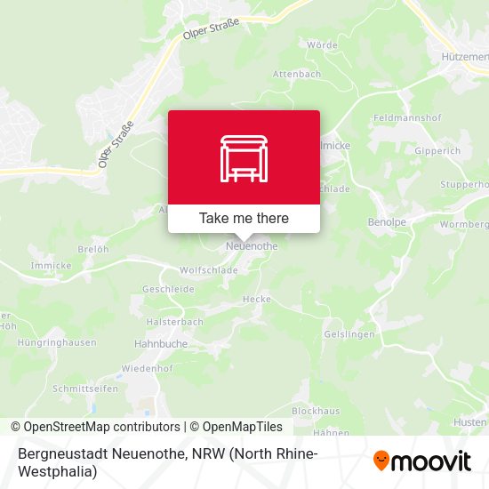 Карта Bergneustadt Neuenothe