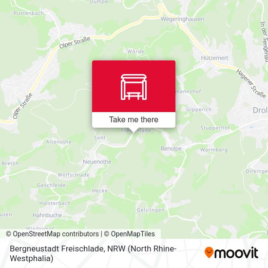 Карта Bergneustadt Freischlade
