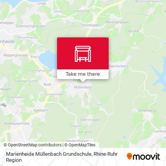 Marienheide Müllenbach Grundschule map