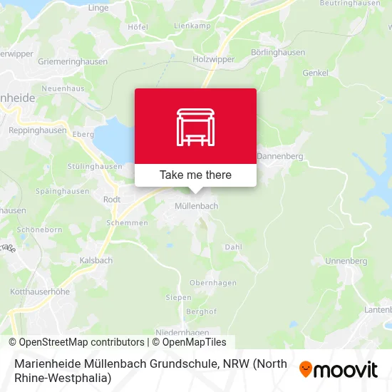 Marienheide Müllenbach Grundschule map