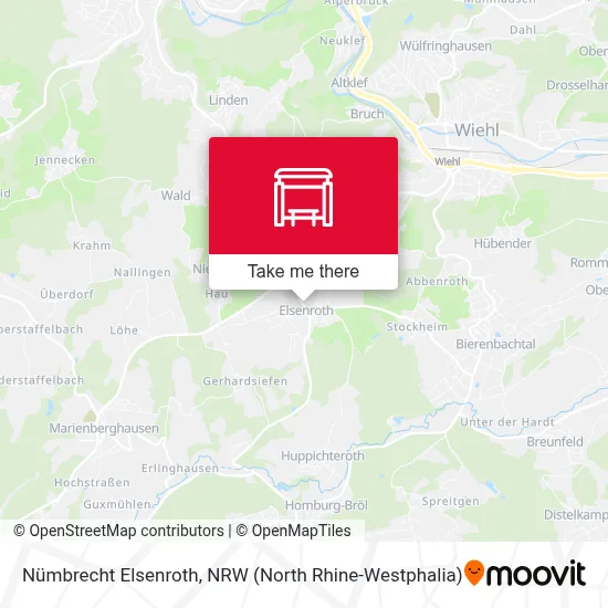 Nümbrecht Elsenroth map