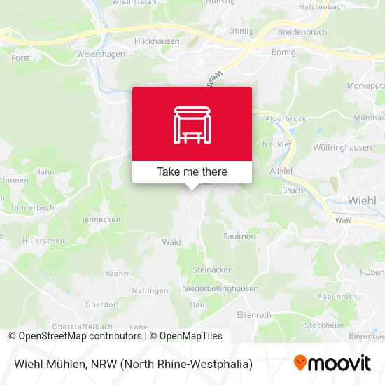Карта Wiehl Mühlen