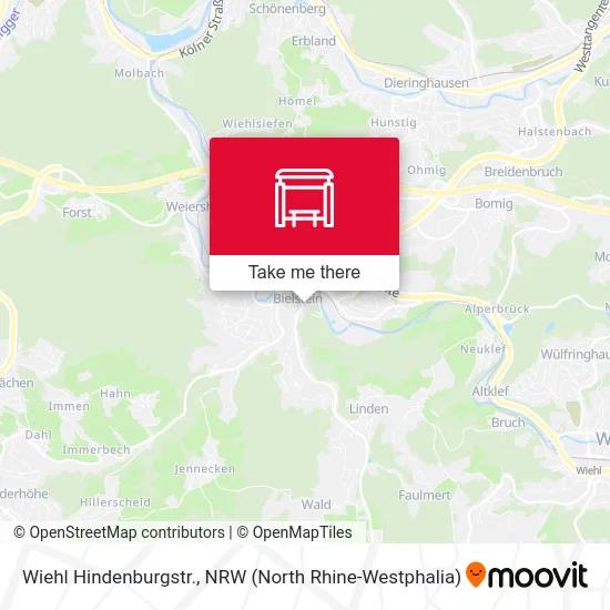 Wiehl Hindenburgstr. map