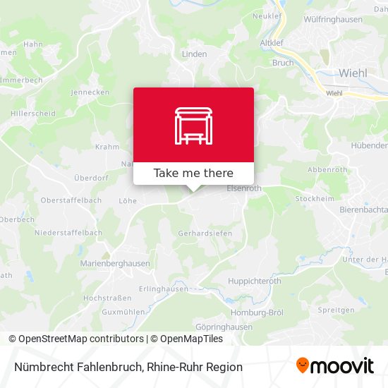 Nümbrecht Fahlenbruch map