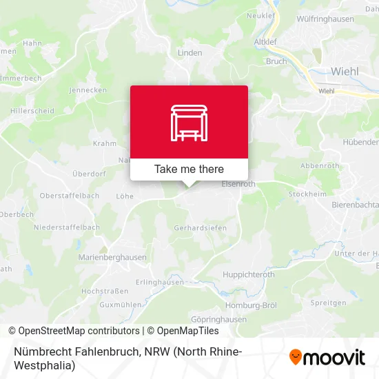 Nümbrecht Fahlenbruch map