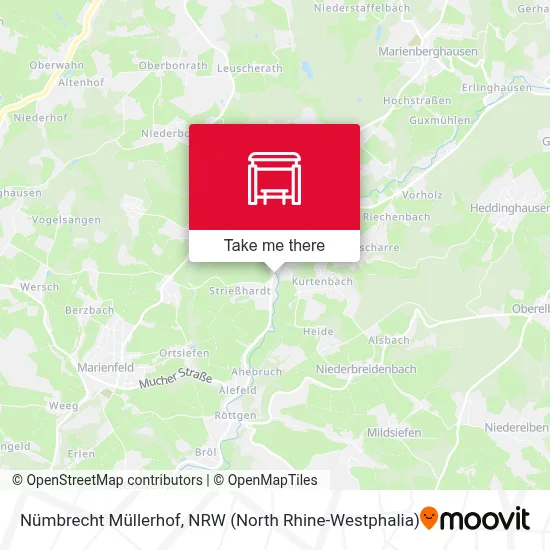 Nümbrecht Müllerhof map