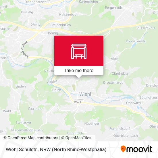 Карта Wiehl Schulstr.